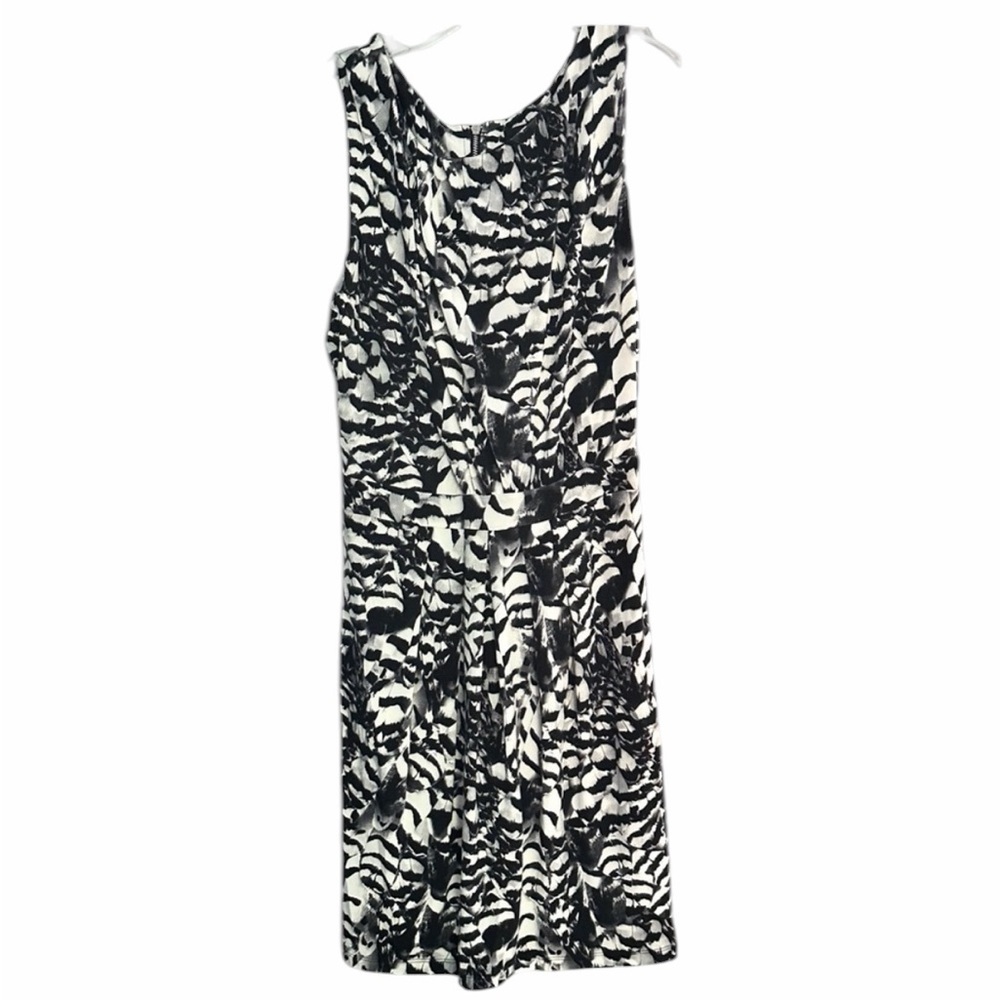Tart Soft Stretchy Mini Dress Black White Abstract Women’s Small  NWT